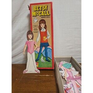 Betsy Mccall Paper Doll Set 1971 Whitman #4744 Vintage Almost Complete